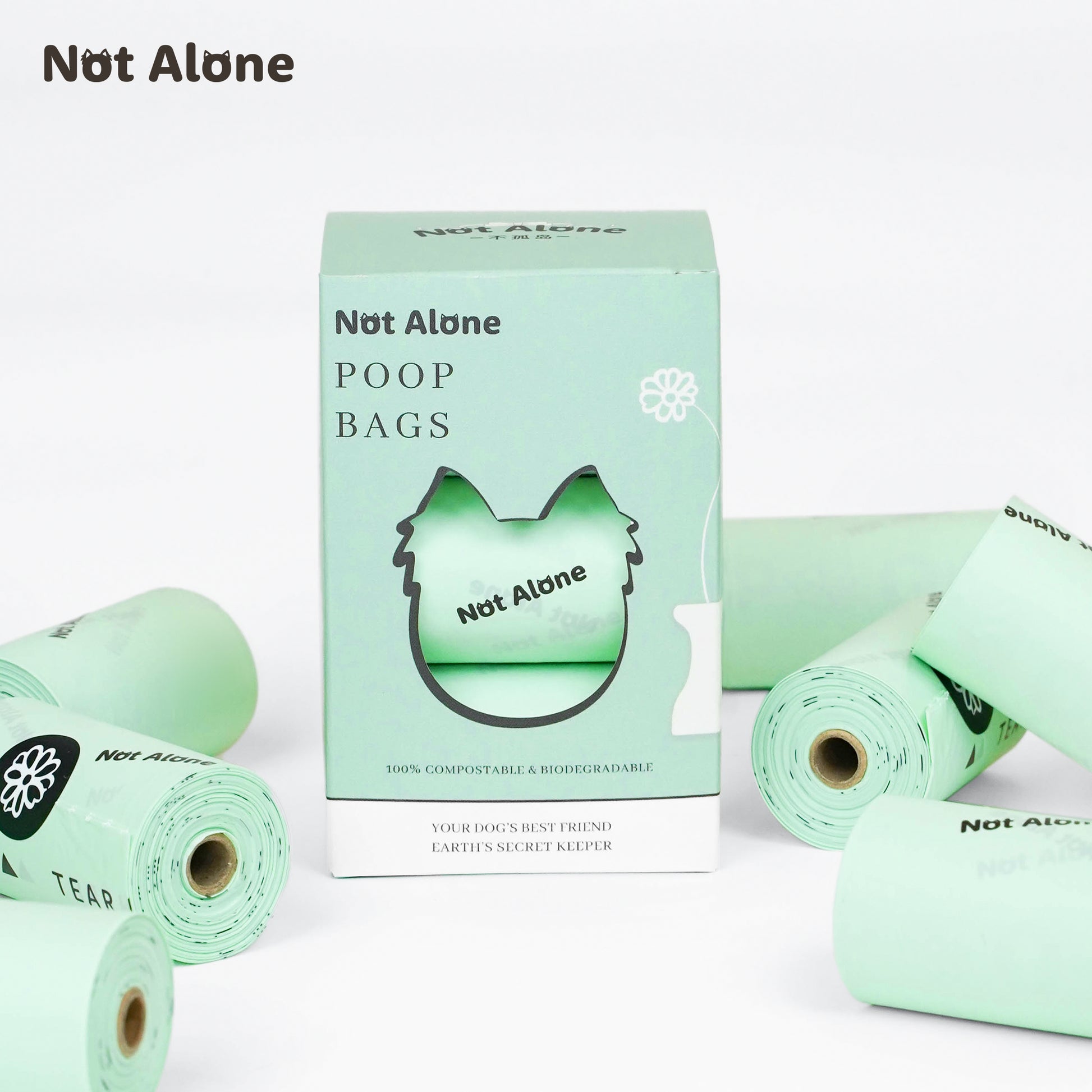 NotAlone-Compostable Poop Bags[不孤岛-全降解宠物拾便袋捡屎袋便便袋] image 0