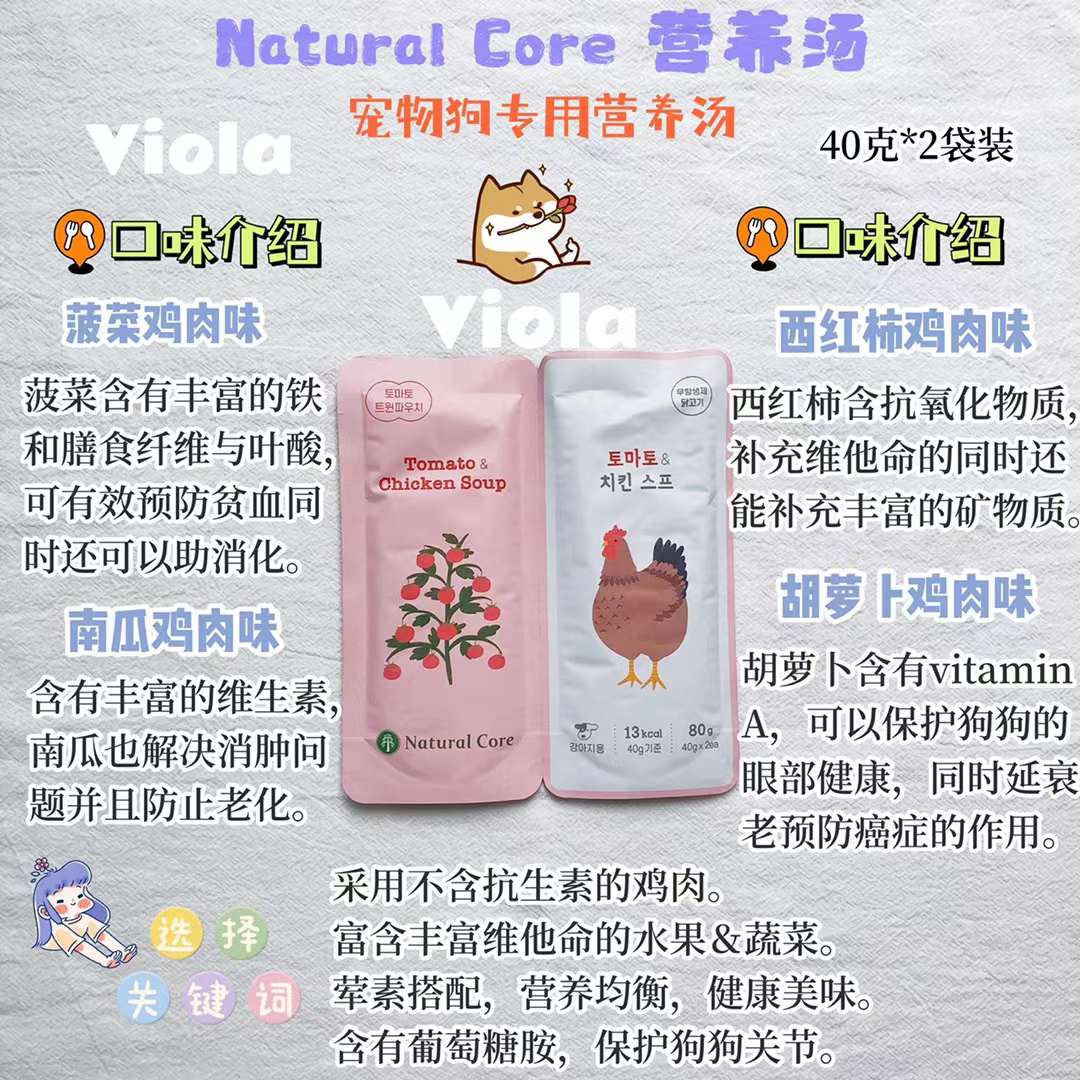 Natural Core-Mashed Meat For Dog: 4Flavors[Natural Core-狗用营养肉泥包: 4种味道] image 5