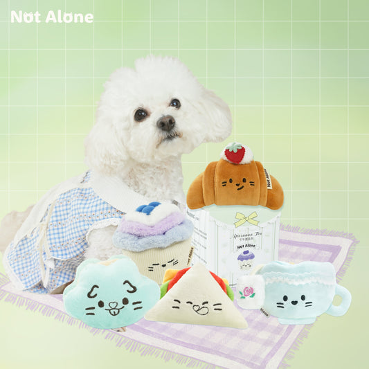 Not Alone Afternoon Tea Pet Plush Toy Blind Box 下午茶宠物玩具盲盒 image 0