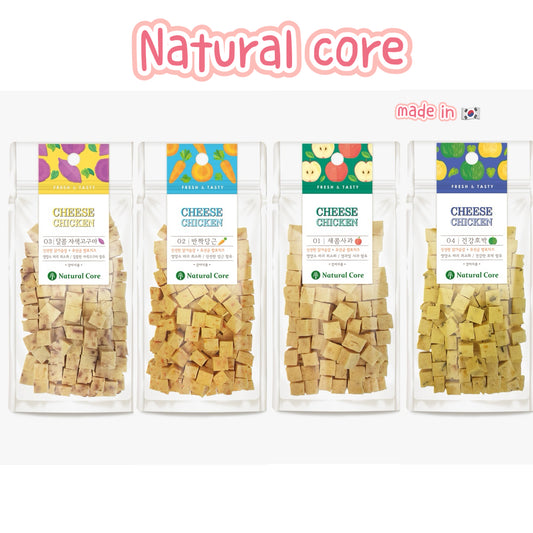 Natural Core Cheese Chicken Cubes[韩国Natural Core芝士鸡肉/果蔬粒(4款可选)] image 0