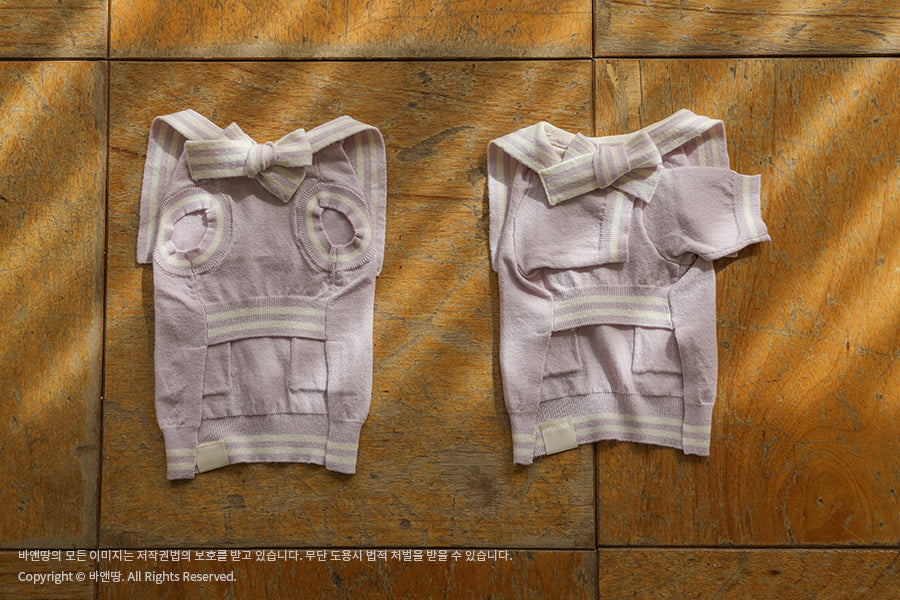 Ba&ttang-Marine Sailor Knit Pullover:lavender[Ba&ttang-水手服小毛衣:紫色] image 11