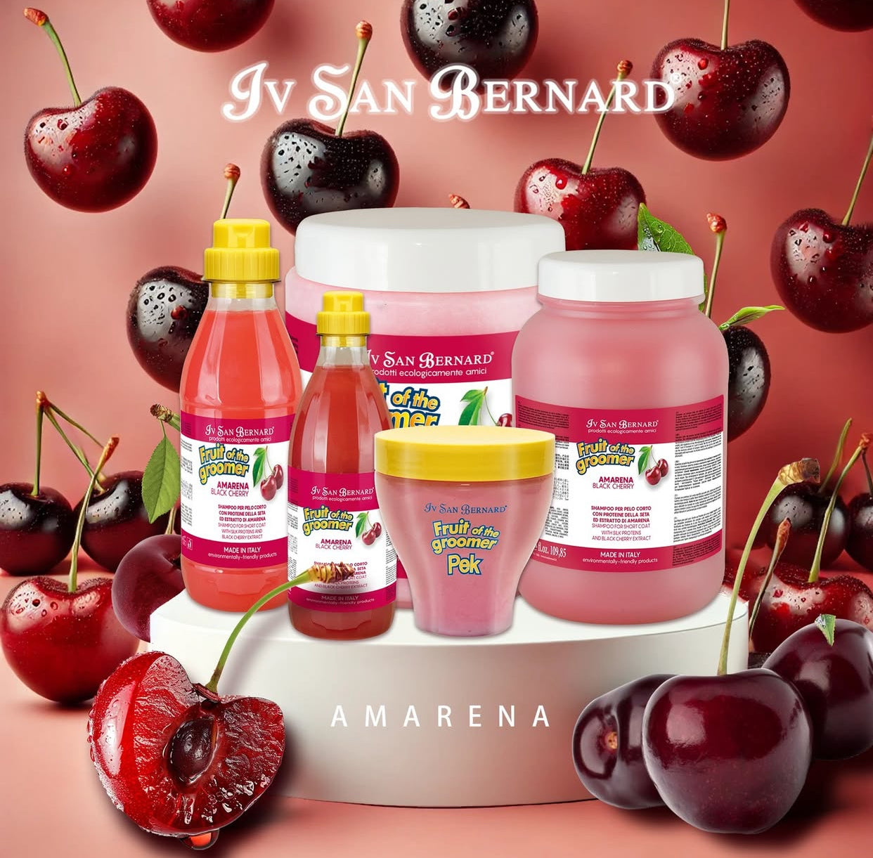 Iv San Bernard-Fruit: BlackCherry SH/CON[伊珊娜-水果系列: 黑樱桃香波/护毛素] image 0