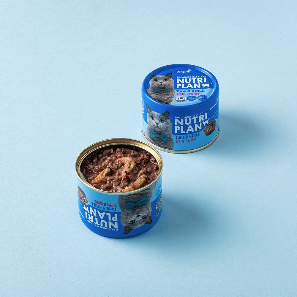 Dongwon Nutri Plan Tins 160g[韩国Dongwon健康配方猫罐头-160g]