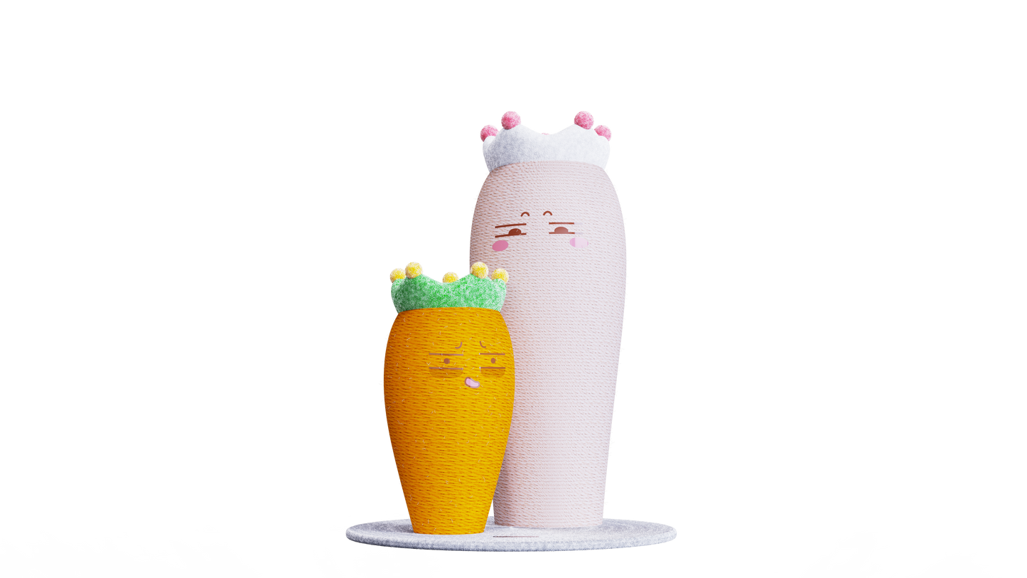 CARROT CAT SCRATCH POST[胡萝卜猫抓柱] image 5