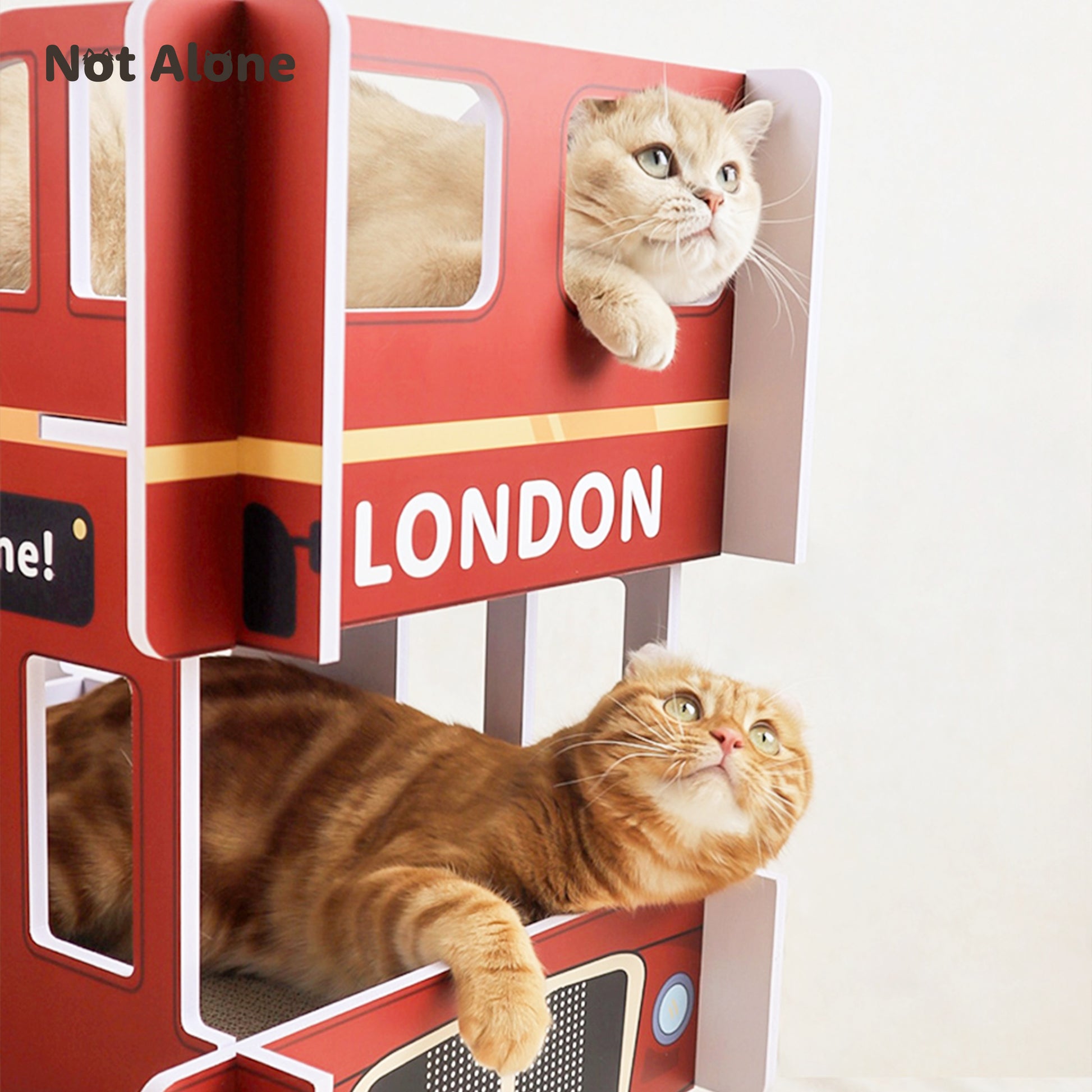 NotAlone-London Bus Cat Scratching Board[不孤岛-伦敦双层巴士猫抓板:可购买替换装] image 3