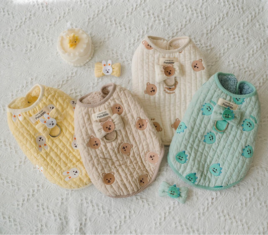 Pets&Me Bear Vest with Leash[韩国Pets&Me可爱熊熊马甲(包含牵引绳)] image 0