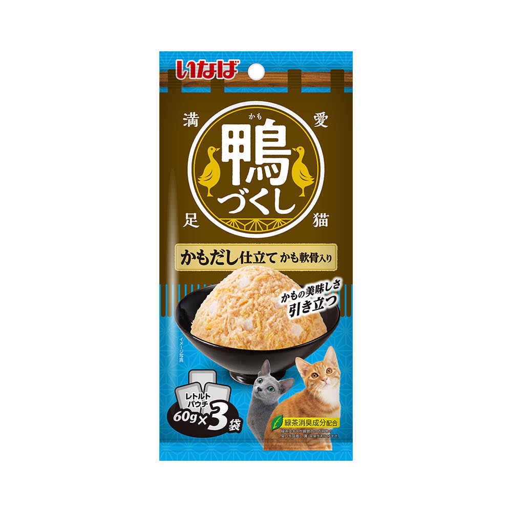 NEW!CIAO Full of Duck Pouch-60gx3sachets[CIAO新品-满满鸭肉餐包-60gx3袋]