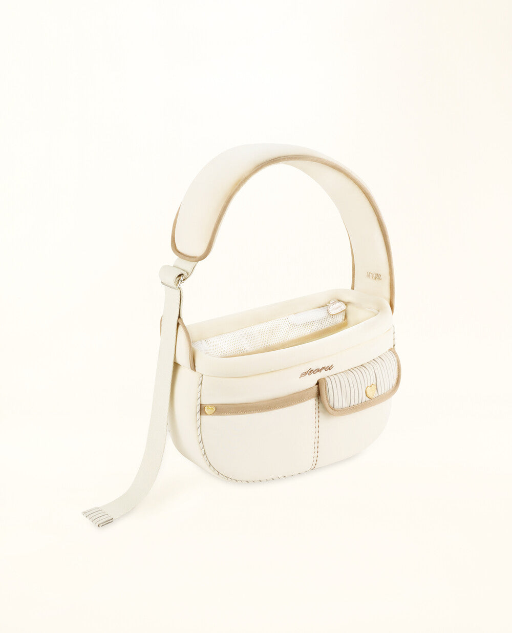 Seoru-Soft Valentine Bag: Sand Beige[Seoru-Valentine系列宠物挎包:沙米色] image 4