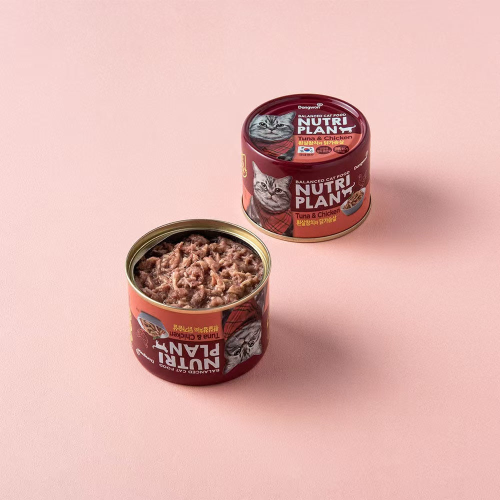 Dongwon Nutri Plan Tins 160g[韩国Dongwon健康配方猫罐头-160g]