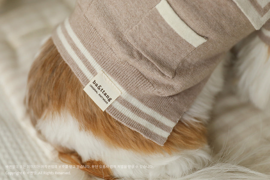 Ba&ttang-Marine Sailor Knit Pullover:mocha[Ba&ttang-水手服小毛衣:摩卡色] image 9