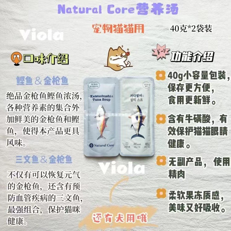 Natural Core-Mashed Meat:5 Flavours ForCat[NaturalCore-营养肉泥包:5种味道 猫用] image 6