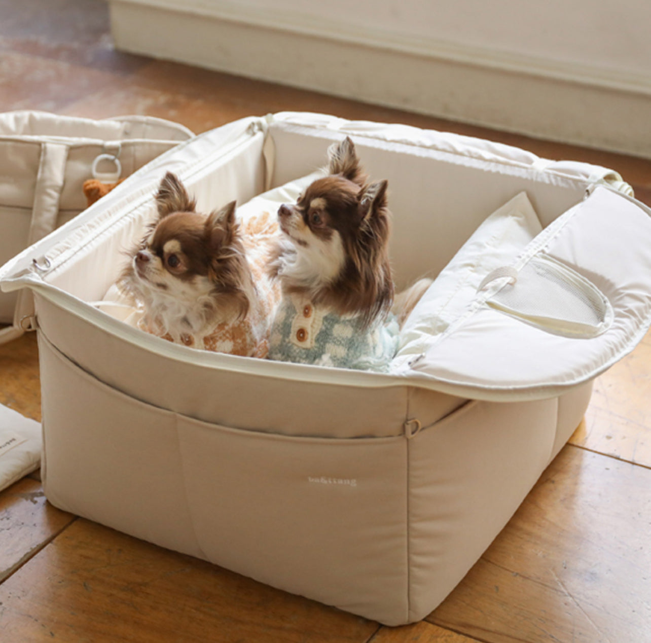 Ba&ttang-Basic Cozy Mung Seat + Cushion:3color[Ba&ttang-车载/出行小窝+内垫:3色可选] image 0