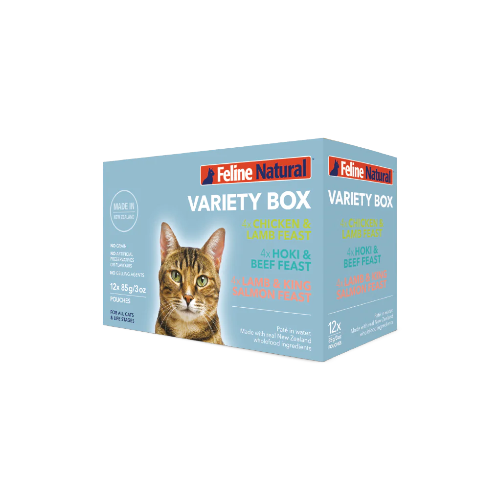 K9 Feline Natural Variety Box Pouch Cat Food[K9猫猫餐包-混合装12包] image 0