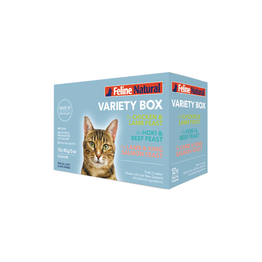 K9 Feline Natural Variety Box Pouch Cat Food[K9猫猫餐包-混合装12包] image 0